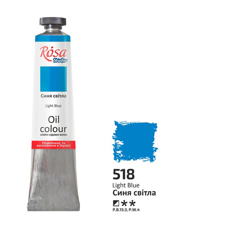 Rosa Studio Farba Olejna Light Blue 518 45 Ml