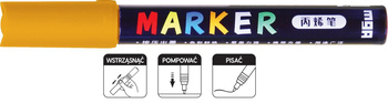M&G Marker Akrylowy 2mm Jasnożółty S404
