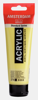 Talens Farba Akrylowa Amsterdam Standard 120ml 274 Nickel Titanium Yellow 17092742