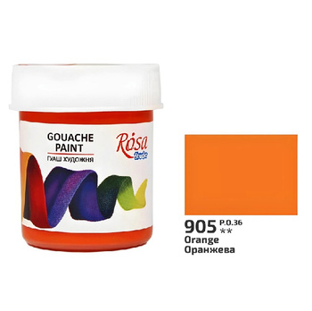 Rosa Studio Farba Gwaszowa Orange 905 40 Ml