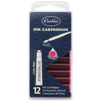 Conklin Naboje Do Pióra Różowe 12 Szt. Ck70074
