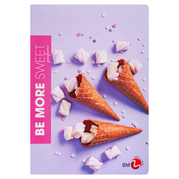 BE MORE ZESZYT A4 SWEET KRATKA 72 STRONY 100 G.