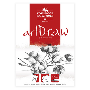 Koh-i-noor Blok Rysunkowy Artdraw A4 50 Ark. 150 G.
