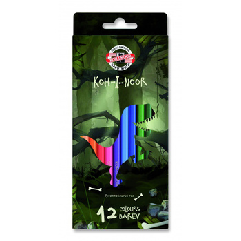 Koh-i-noor Kredki Dino 3592 12 Kolorów