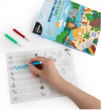 Kidea Interaktywna Teczka Zwierzaki