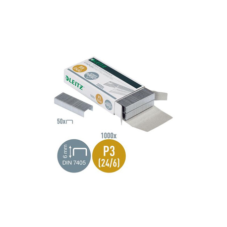Leitz Zszywki 24/6 1000szt.