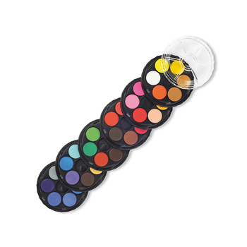 Koh-i-noor Farby Akwarelowe 171509 36 Kol. Opakowanie Okrągłe