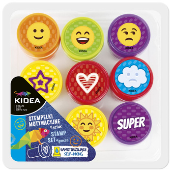 Kidea Stempelki Motywacyjne 9 Szt.