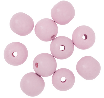 Dp Craft Koraliki Kulki Drewniane Liliowe 25 Mm 10 Szt.