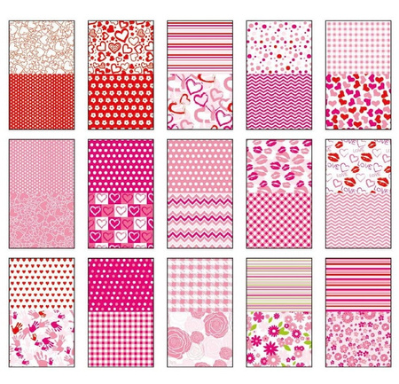 Happy Color Blok z Motywami Love A4 15 ark. 80g