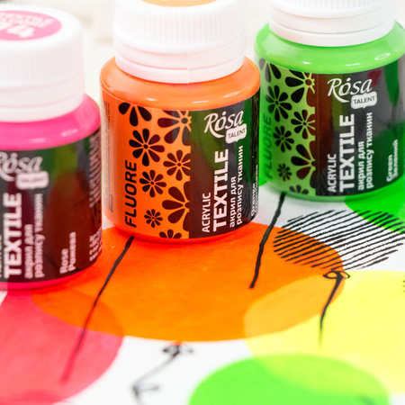 Rosa Talent Farba Do Tkanin Fluorescencyjna Green 72 20 Ml