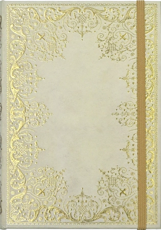 Peter Pauper Notatnik Mini Glided Ivory