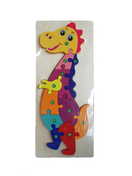 Adar Układanka Drewniana Dino
