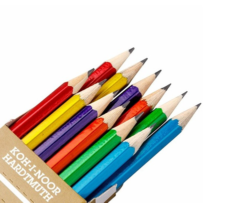 Koh-I-Noor Ołówek Grafitowy 1372 Z Gumką Oriental Mix