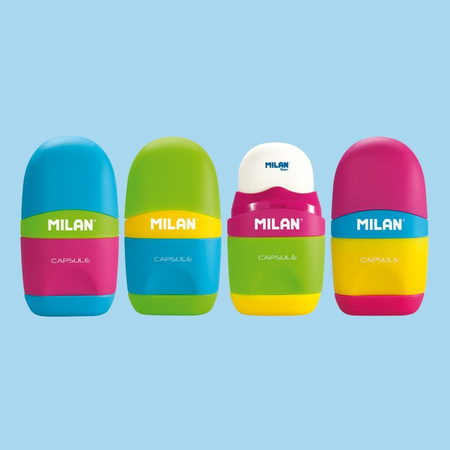 Milan Temperówka Z Gumką Capsule Bl.