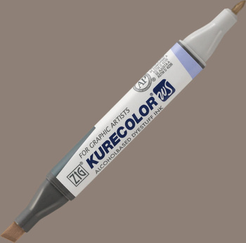 Kuretake Marker Kurecolor Twin Warm Gray 9 W.09
