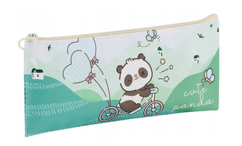 Meshu Piórnik Saszetka 20x10cm Ekoskóra Cute Panda