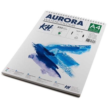 Aurora Blok Do Akwareli A4 300g 12a Spirala Rough 375003400