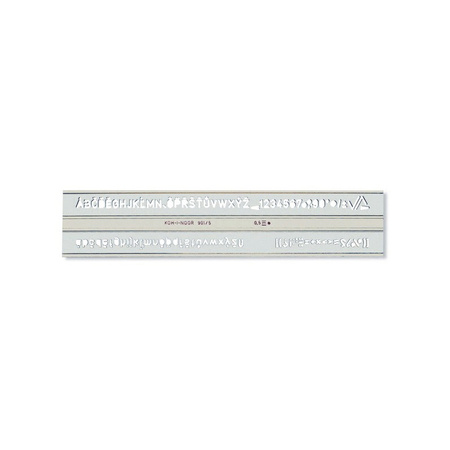 Koh-i-noor Szablon 748006 Cyfrowo-Literowy 0.50 Mm