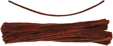 Titanum Druciki Dekoracyjne 0,6x30cm 50szt Brąz