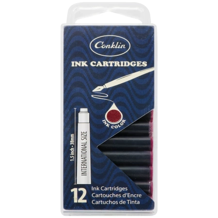 Conklin Naboje Do Pióra Bordowe 12 Szt. Ck70079