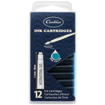 Conklin Naboje Do Pióra Turkusowe 12 Szt. Ck70076