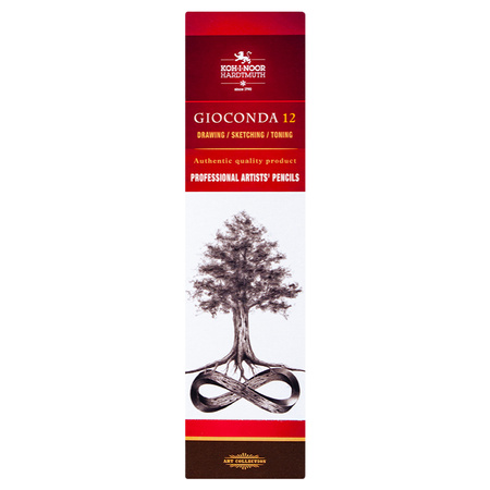Koh-i-noor Pastel Gioconda W Drewnie Czerń 8813 - Infinite Black