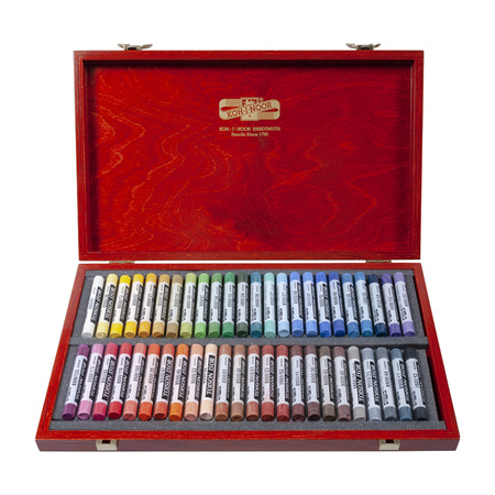 Koh-i-noor Zestaw Pasteli 8596/48 Toison Dor Opakowanie Drewniane