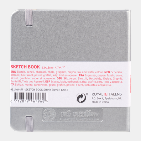 Talens Szkicownik Art Creation 12x12 140g Silver 9314044m