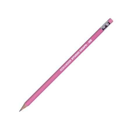Koh-i-noor Ołówki Studio Graph Mat Hb Kpl. 12 Szt. Mix Kolorów