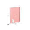 Milan Kołonotes A5 80k. Gładki Różowy