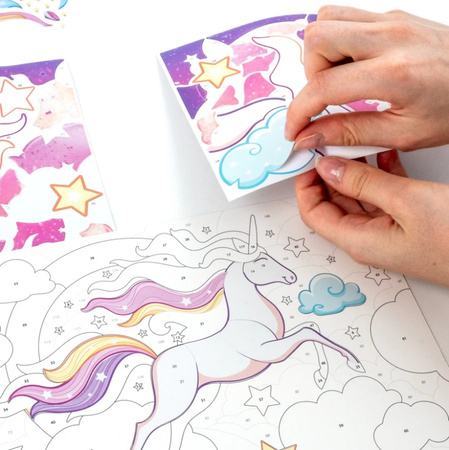 Kidea Wyklejanka Po Numerach Jednorożec