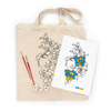Rosa Talent Zestaw - Torba Do Malowania Flowers In Hair, Bawełna 220 G. 38x42 Cm