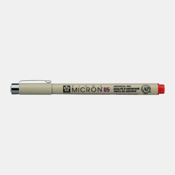 Sakura Cienkopis Pigma Micron 05 Czerwony