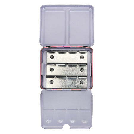 Roman Szmal Kasetka Metalowa Na 12 Półkostek Mini Box Pink