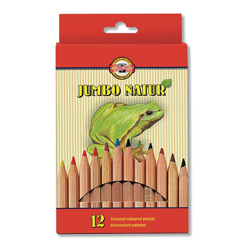 Koh-i-noor Kredki Jumbo 2172n12 Natur 12 Kolorów
