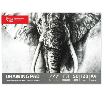 Rosa Studio Szkicownik, A4, 50 Ark., 120 G. Słoń