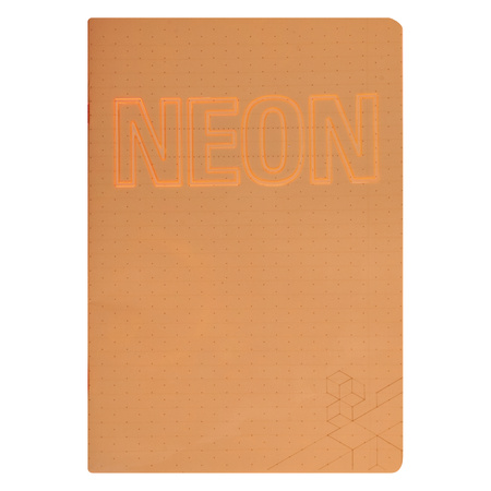 Koh-I-Noor Zeszyt Neon PP A4 42 Kartki 80g Kratka