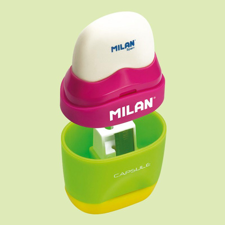 Milan Temperówka Z Gumką Capsule Bl.