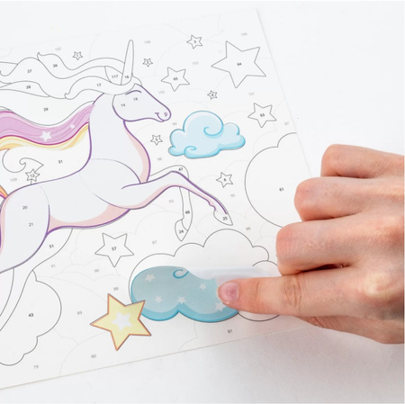 Kidea Wyklejanka Po Numerach Jednorożec