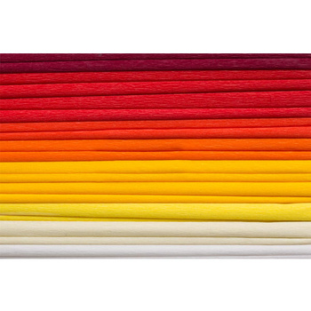 Happy Color Bibuła Marszczona 25x200cm 10szt. Mix Warm