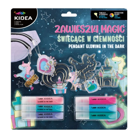 Kidea Zawieszki Magic Świecące W Ciemności
