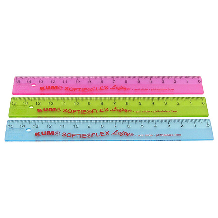 Kum Linijka Softie Flex Tb 15 Cm Dla Leworęcznych