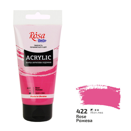 Rosa Studio Farba Akrylowa Pink 422 75 Ml