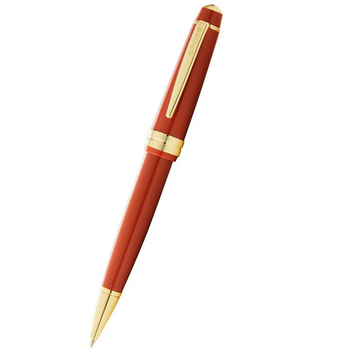 Cross Bailey Długopis Bursztynowy Błyszczący + Złocenia At0742-13