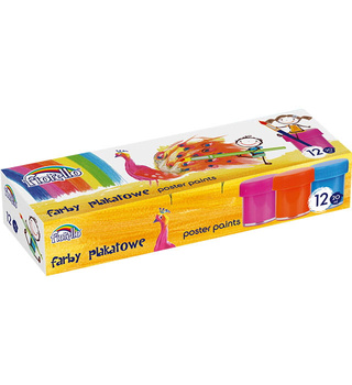 Fiorello Farby Plakatowe 12 Kolorów