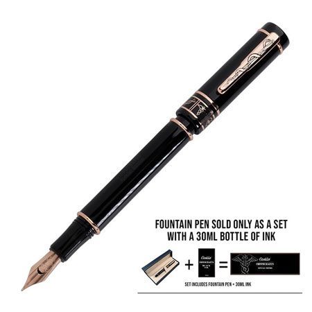 Conklin Hippocrates Pióro Wieczne F Ck73232 + Tusz