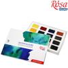 Rosa Studio Farby Akwarelowe W Kostkach W Opakowaniu Kartonowym 16 Kol. 2,5 Ml