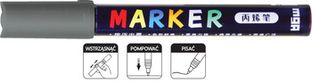 M&G Marker Akrylowy 2mm Ciemnoszary S911