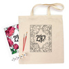 Rosa Talent Zestaw - Torba Do Malowania Peonies, Bawełna 220 G. 38x42 Cm